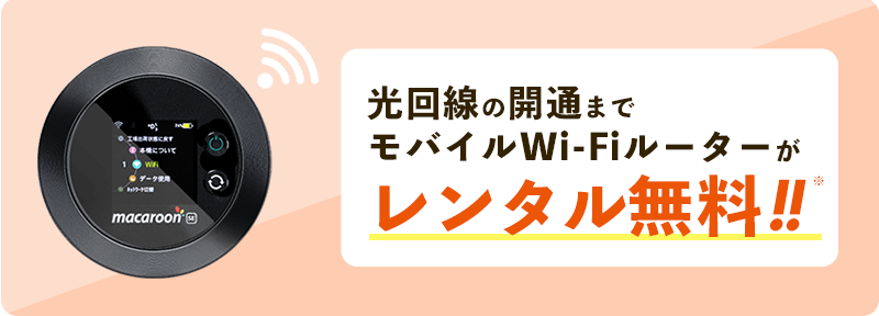 開通前モバイルWi-Fiレンタルサービス