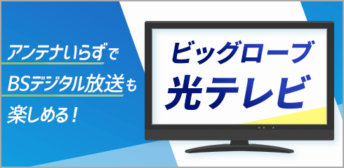 ビッグローブ光TV