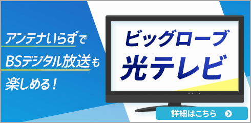 ビッグローブ光TV